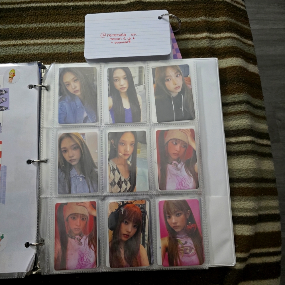 newjeans njz haerin photocard set